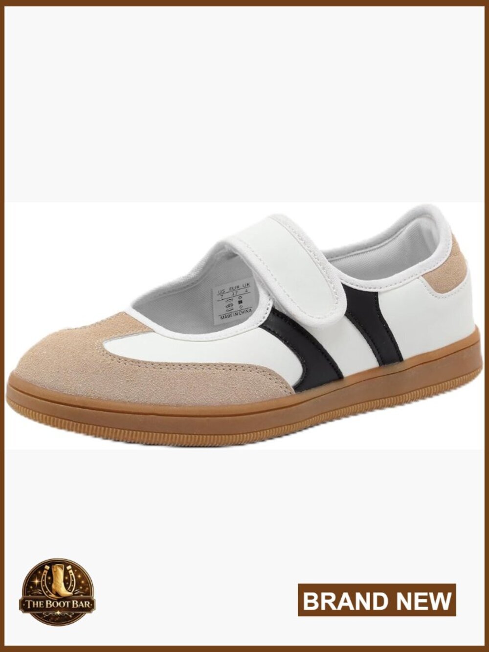 Retro Lace Mary Jane Sneakers, Comfortable Slip-On Walking Flats